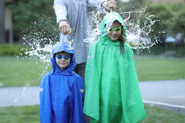 Studies Show Rain Capes Well-Suited To Kids' Good Nature