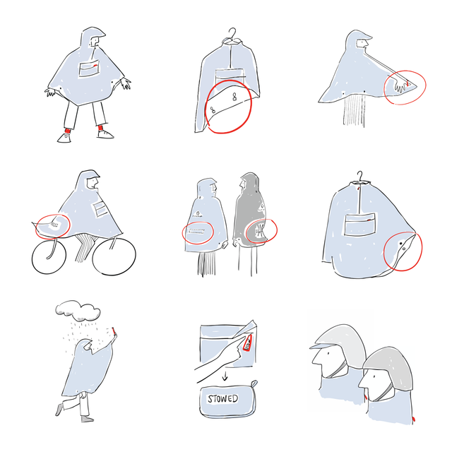 One Less Car Rover 2.0 Rain Cape