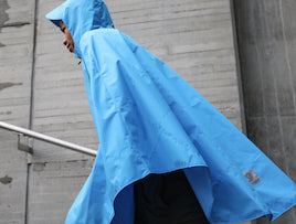 Introducing the Latest Cleverhood Rain Cape: Electric Zipster