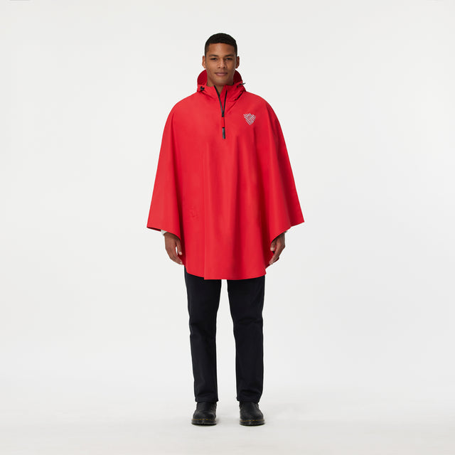 Cleverhood_Rover Rain Cape_Red