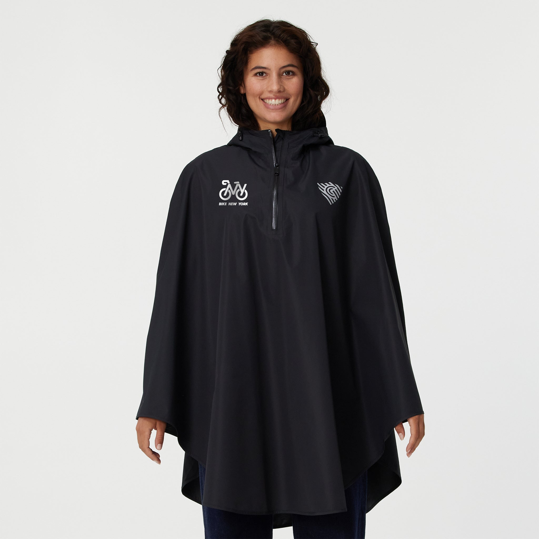 Women's rain shop cape with hood