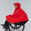 Cleverhood_Rover Rain Cape_Red Seated Model